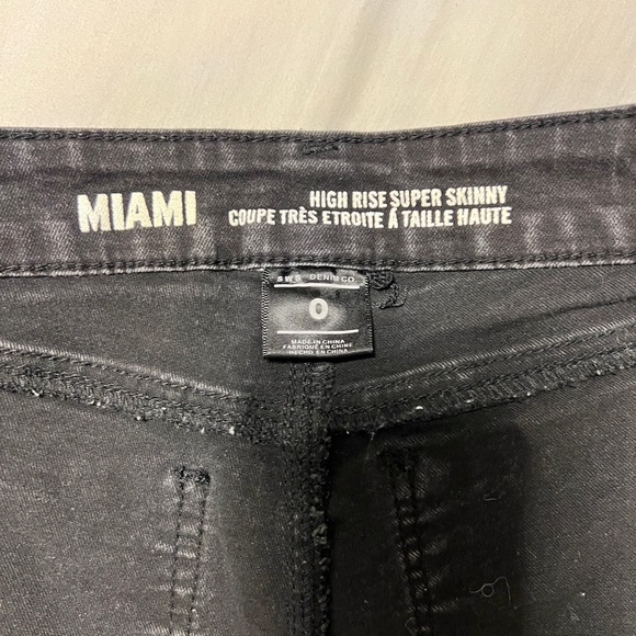 Black high waist ripped jeans - Picture 6 of 7